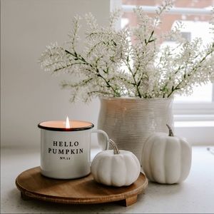 Hello Pumpkin Soy Candle - coffee mug
